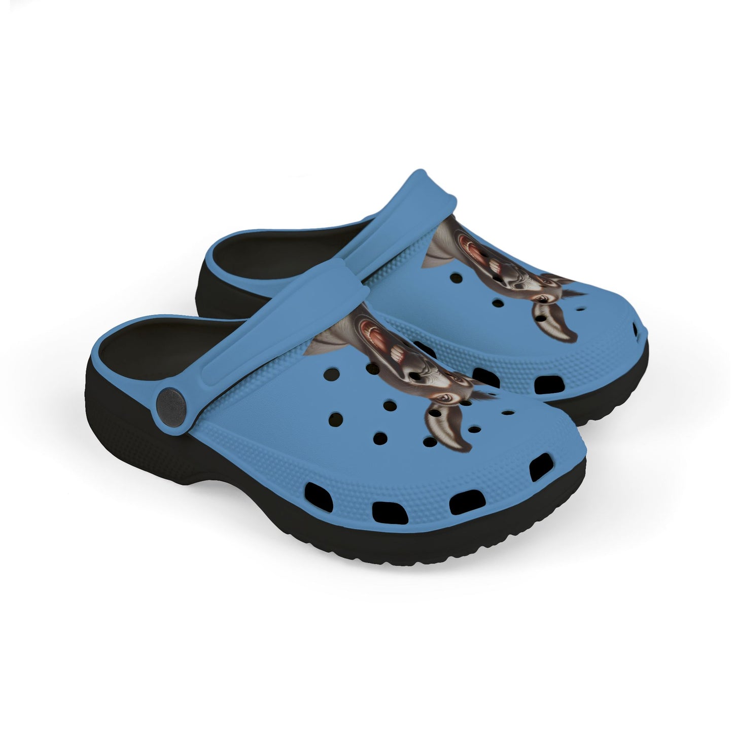 Playful Kids' EVA Foam Clogs - Fun Goat Design