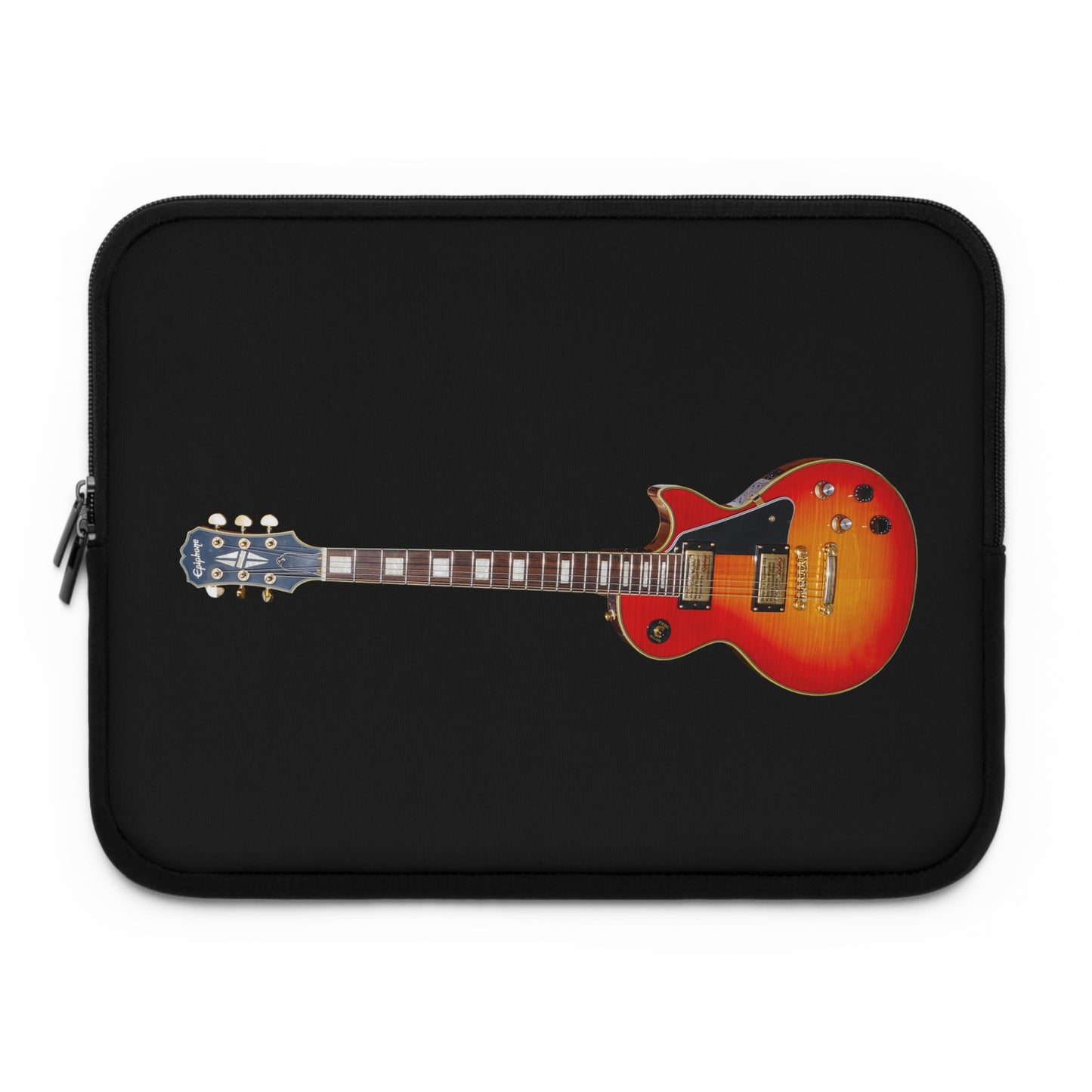 Guitar Lover's Laptop Sleeve - Musician Gift, Rock n Roll Accessory, Personalized Laptop Case, Unique Tech Bag, Music Themed Gift