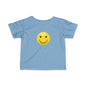 Cute Infant T-Shirt with Smiley Face, Baby Tee, Toddler Clothing, Personalized Gift, Cute Baby Outfit, Summer Wear