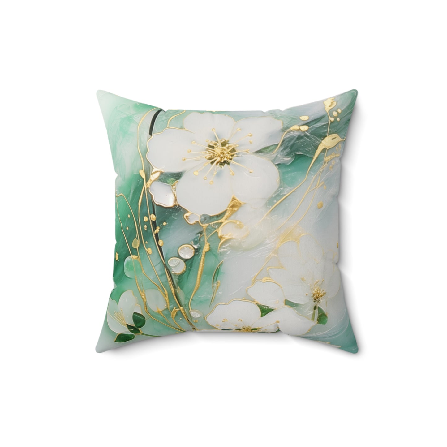 Elegant Floral Throw Pillow
