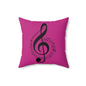 Musical Notes Decorative Pillow