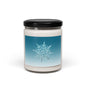 Winter Snowflake Scented Soy Candle — 9oz Holiday Aromatherapy Candle