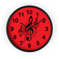 Musical Note Wall Clock - Perfect for Music Lovers, Gift for Musicians