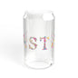 Easter Floral Sipper Glass, 16oz