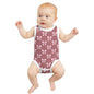 Baby Sleeveless Romper Pink Ribbon