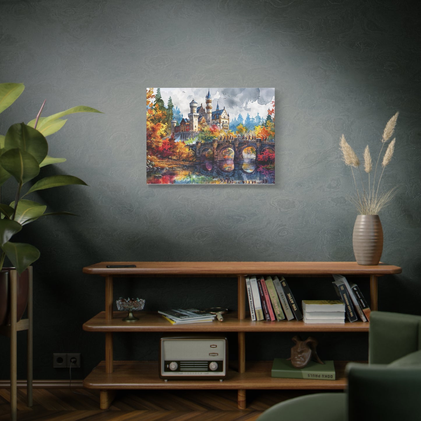Matte Canvas, Stretched, 1.25" - Castle