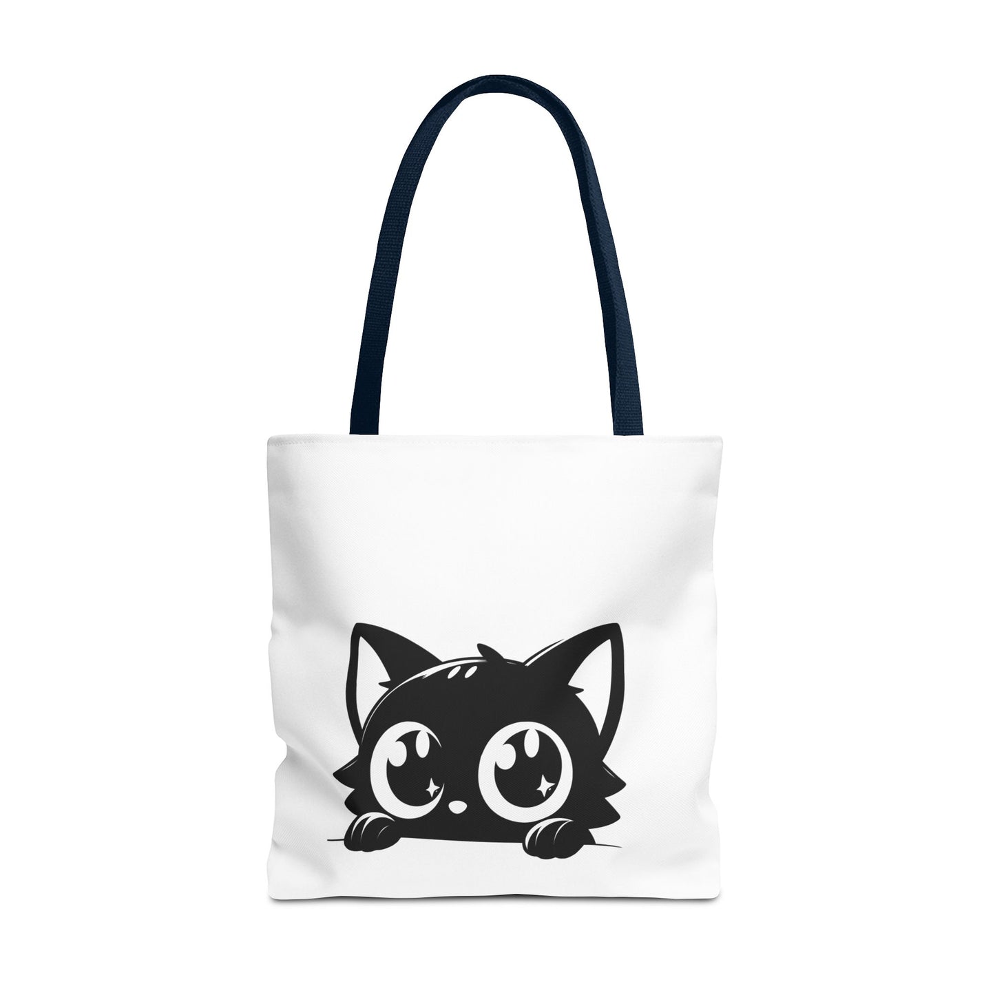 Adorable Cat Face Tote Bag | Cute Kitten Shopping Bag