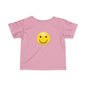 Cute Infant T-Shirt with Smiley Face, Baby Tee, Toddler Clothing, Personalized Gift, Cute Baby Outfit, Summer Wear