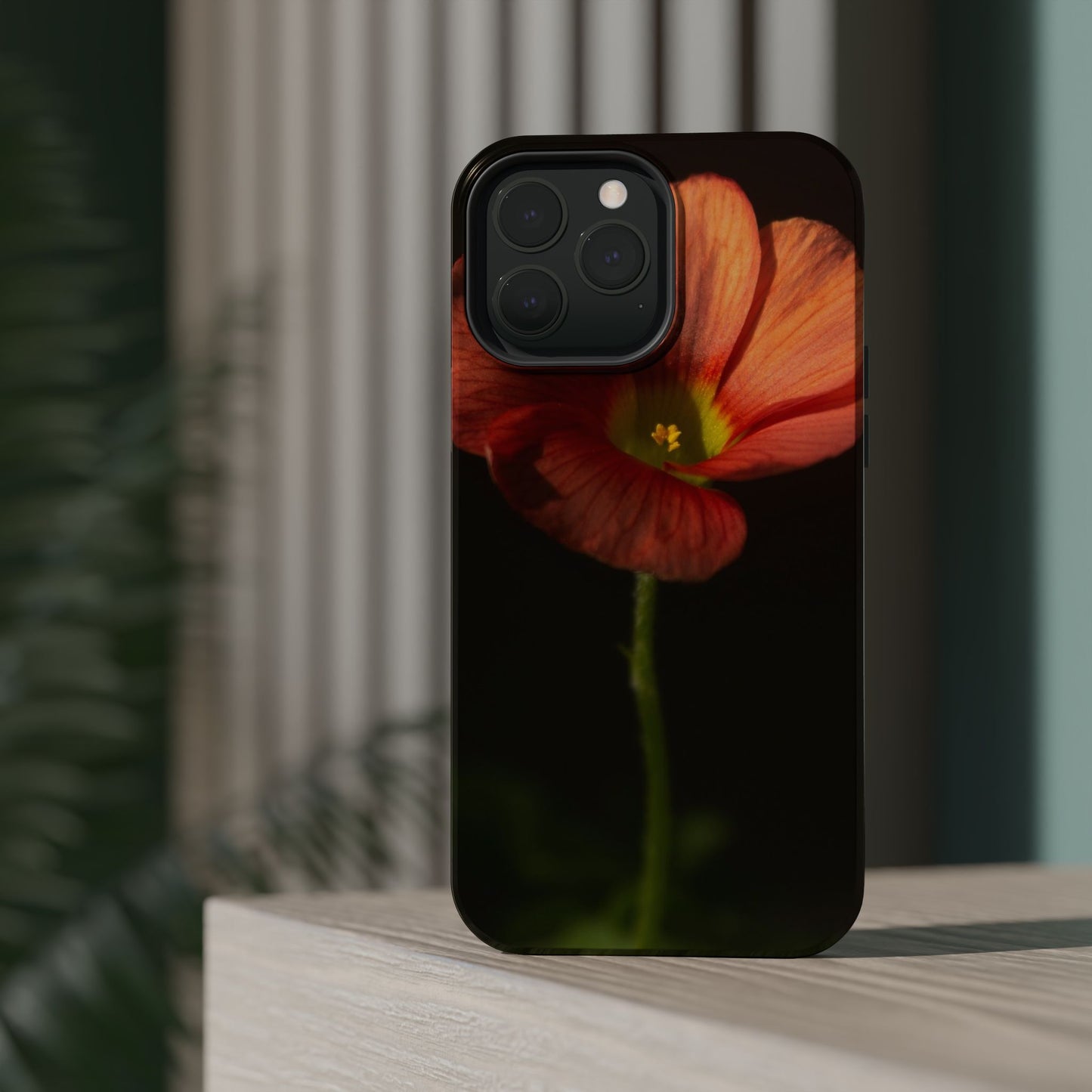 Poppy Bloom Magnetic Impact Phone Case — Slim Protective Floral Design