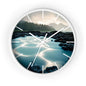 Serene Nature Wall Clock - Tranquil Home Decor for Nature Lovers, Modern Timepiece for Gifts, Office, Living Room, Quartz Clock