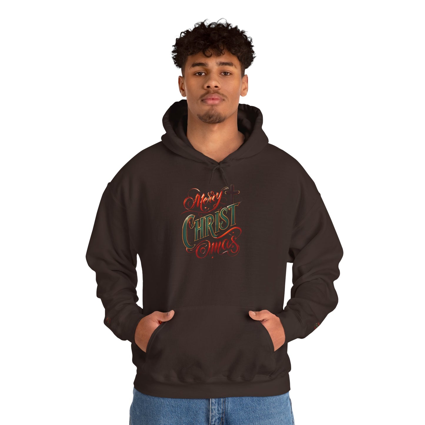 Merry Christmas Hoodie, Cozy Unisex Sweatshirt for Holiday Gatherings, Festive Gift Idea for Him/Her, Winter Apparel, Christmas Sweater