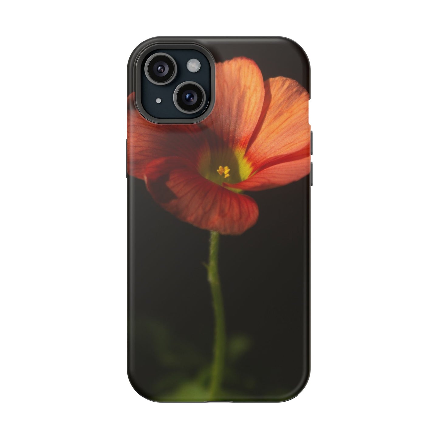 Poppy Bloom Magnetic Impact Phone Case — Slim Protective Floral Design