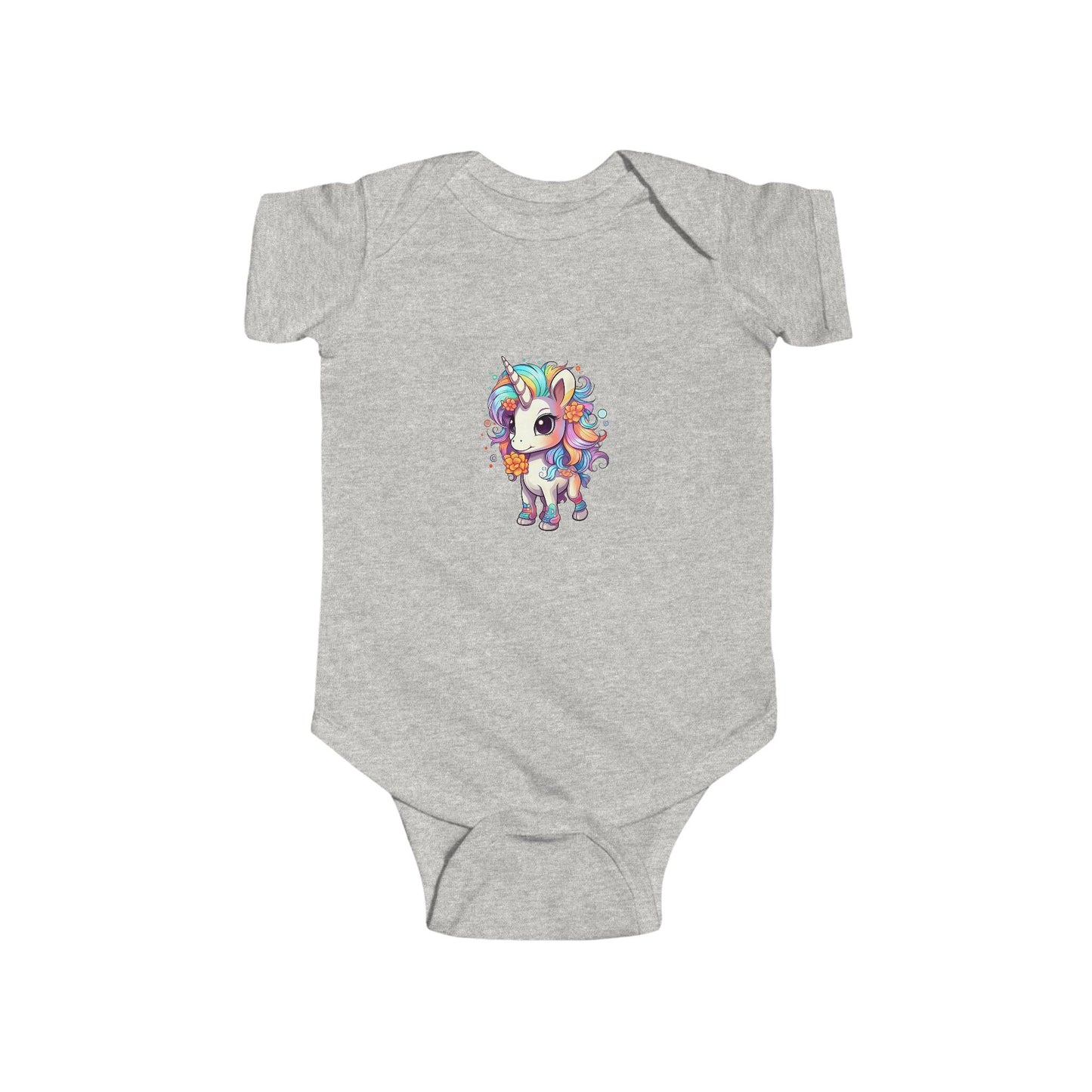 Whimsical Unicorn Infant Bodysuit, Cute Baby Apparel, Perfect Newborn Gift, Rainbow Unicorn Onesie, Toddler Outfit