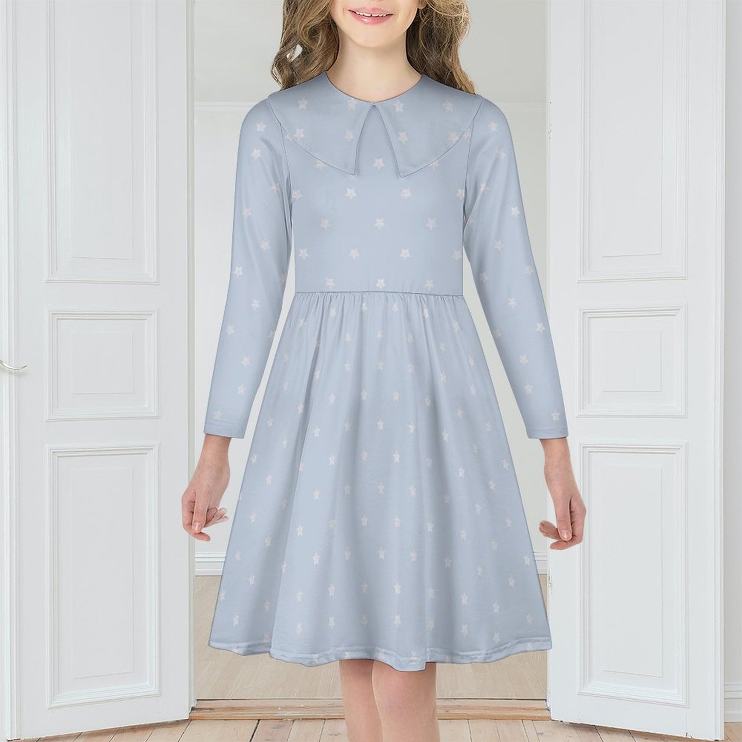 Girl's Long Sleeved Dress