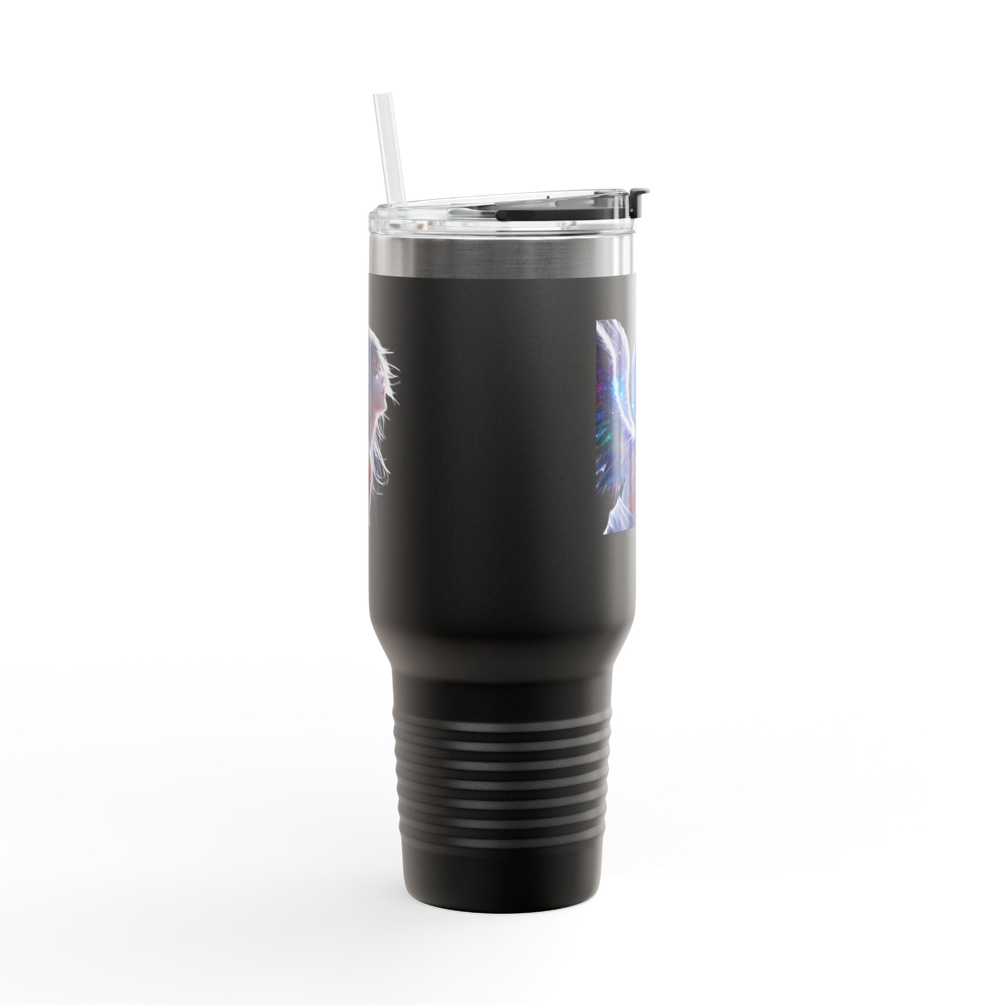 40oz Insulated Travel Mug — Cosmic Angel Illustration