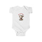 Infant Christmas Reindeer Bodysuit — "Merry Christmas" Baby Onesie