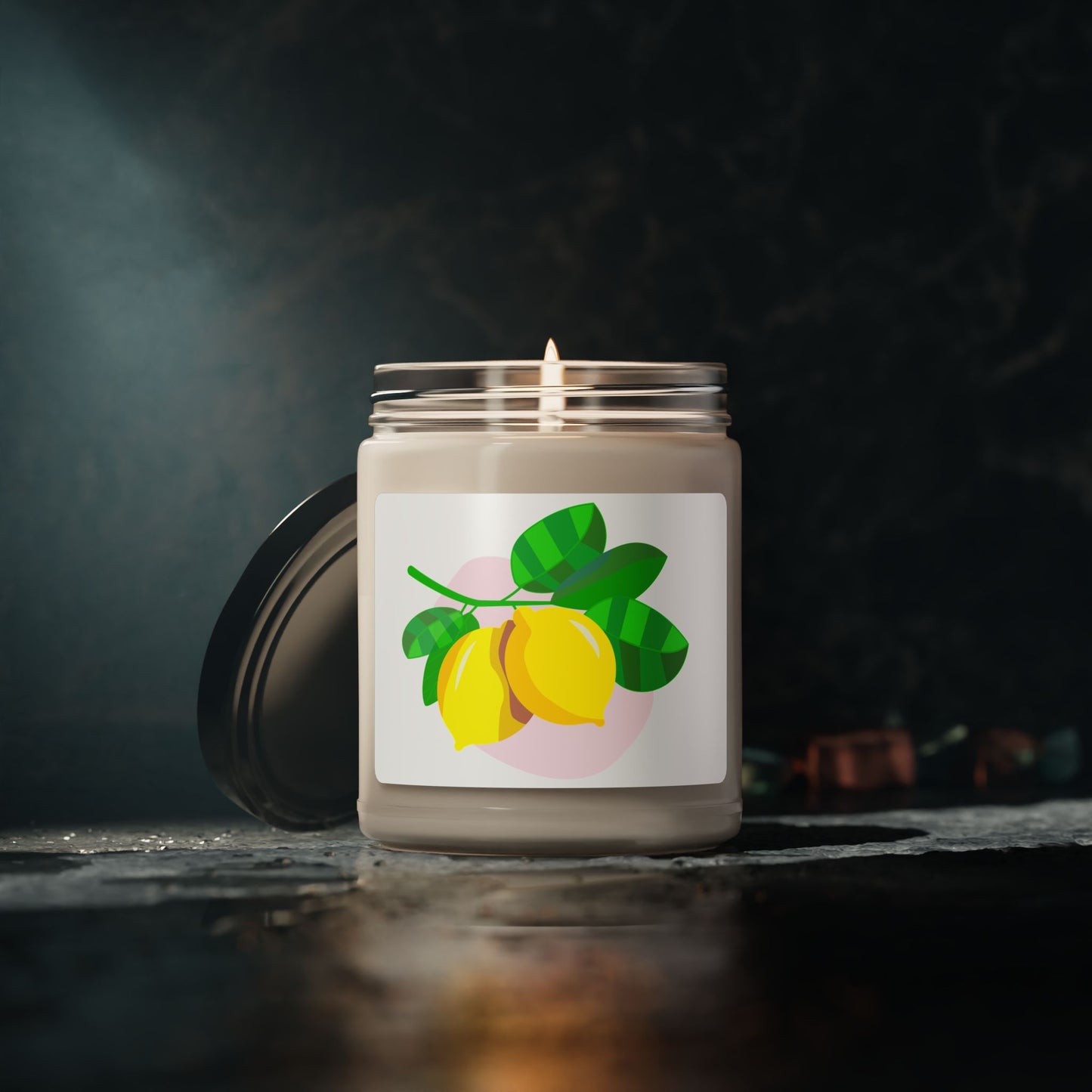 Lemon Grove Scented Soy Candle — Fresh Citrus 9oz