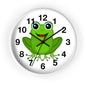 Frog Wall Clock - Whimsical Green Frog Design