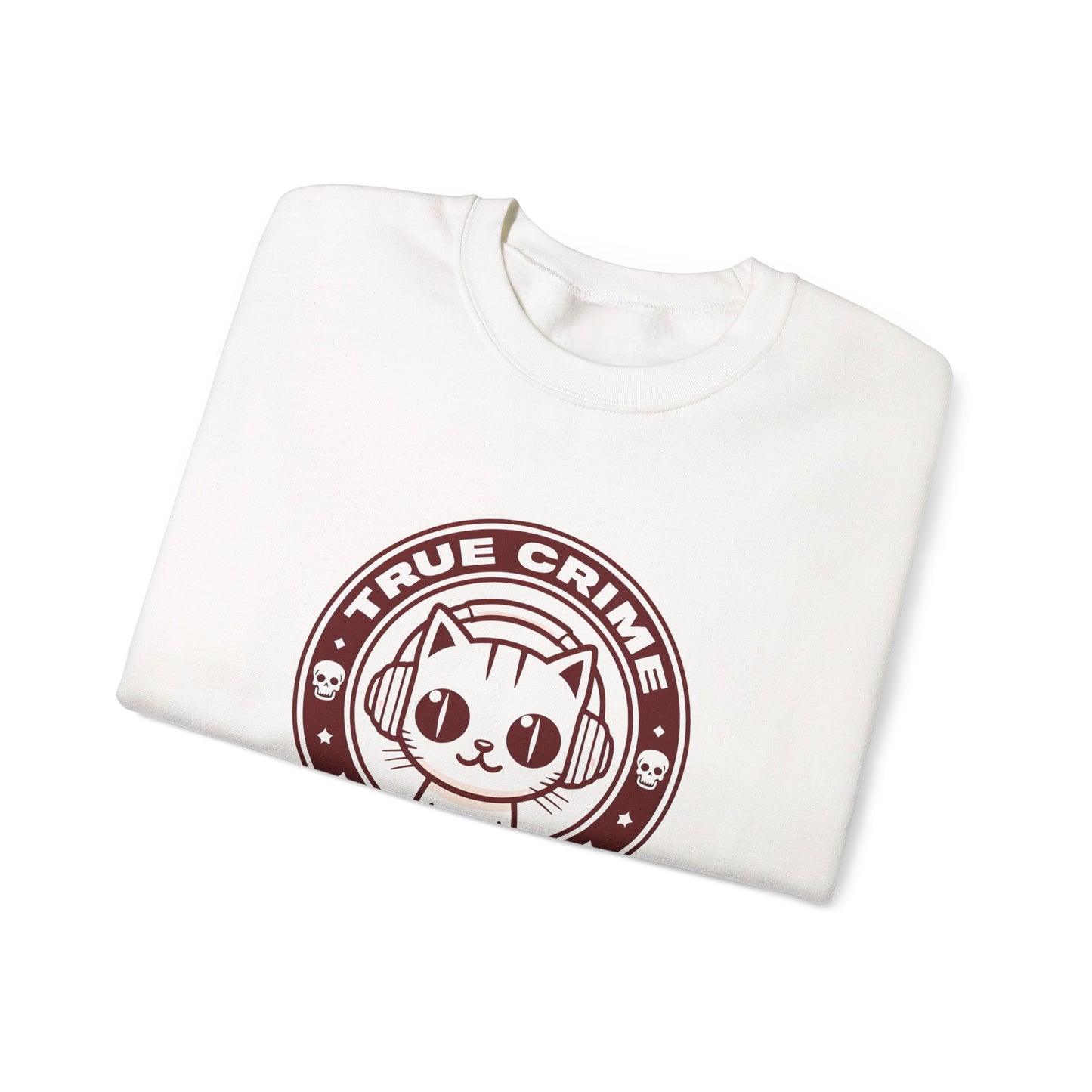 True Crime Freak Cat Crewneck Sweatshirt