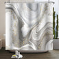 Grey Marble Shower Curtains for Bathroom Ombre Gold Marble Shower Curtain for Bathroom Modern Aesthetic Ink Texture Waterproof Shower Curtain Bathtub 72x72