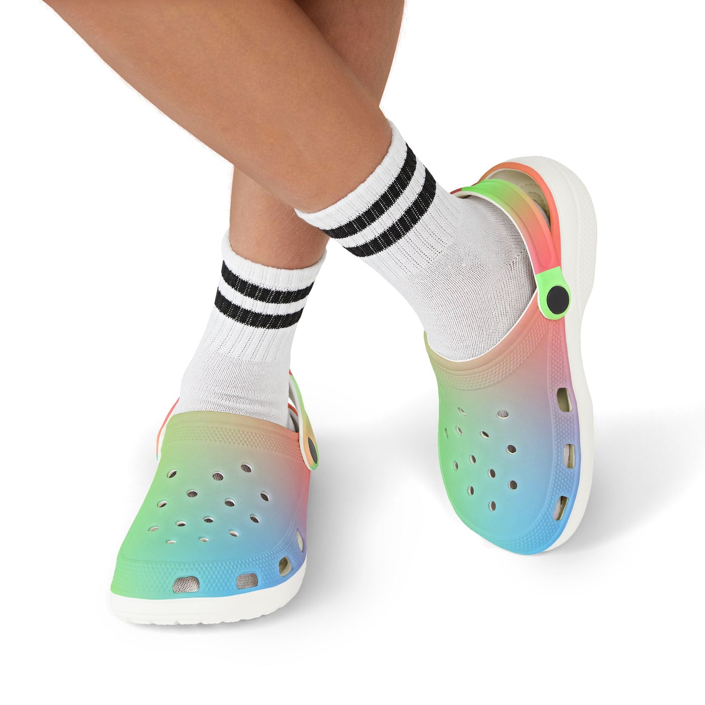 Rainbow Kids' EVA Foam Clogs