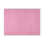 Pink Gingham Glass Cutting Board, Kitchen Decor, Cooking Gift, Housewarming Present, Farmhouse Style, Wedding Gift, Home Cook Essentials