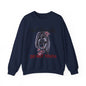 Edgy Skull Graphic Crewneck Sweatshirt | Halloween Gift, Casual Wear, Unisex Apparel, Cozy Sweatshirt, Unique Graphic Design