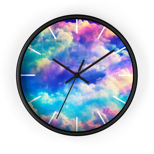 Dreamy Cloud Wall Clock, Colorful Home Decor