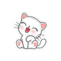 Cute Cat Kiss-Cut Stickers, Adorable Cat Stickers for Laptops, Scrapbooking, Gifts for Cat Lovers, Playful Decor