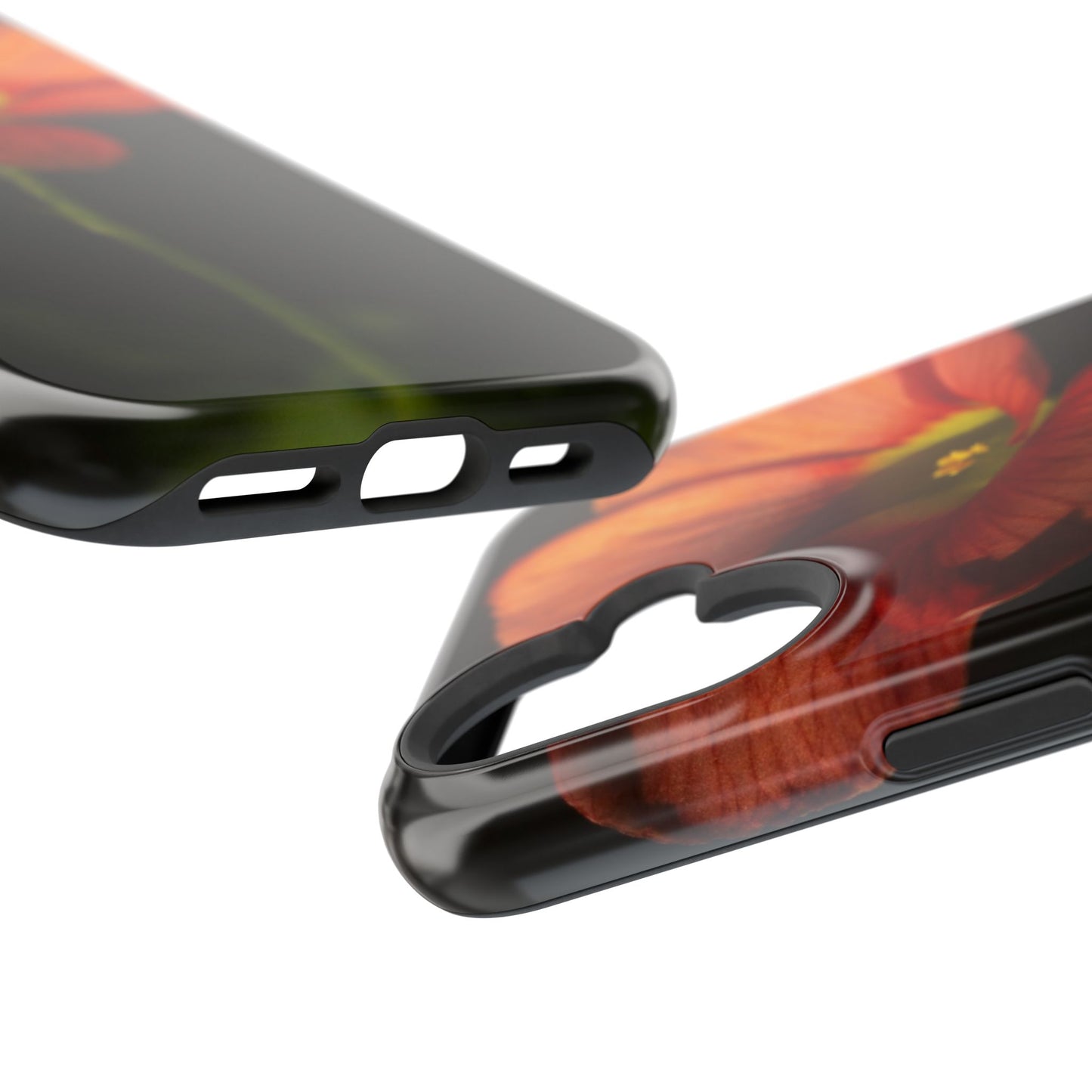 Poppy Bloom Magnetic Impact Phone Case — Slim Protective Floral Design