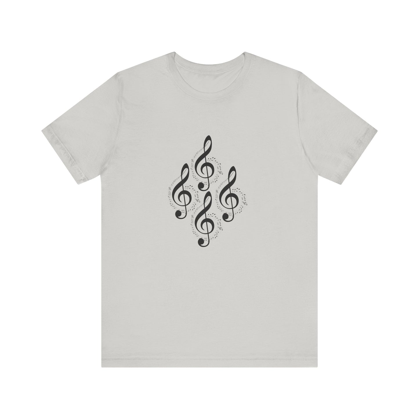Musical Notes Tee - Perfect for Music Lovers, Casual Wear, Concerts, Festivals, Unique Gift Idea