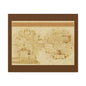 Vintage World Map Canvas Print — Matte Stretched Wall Art