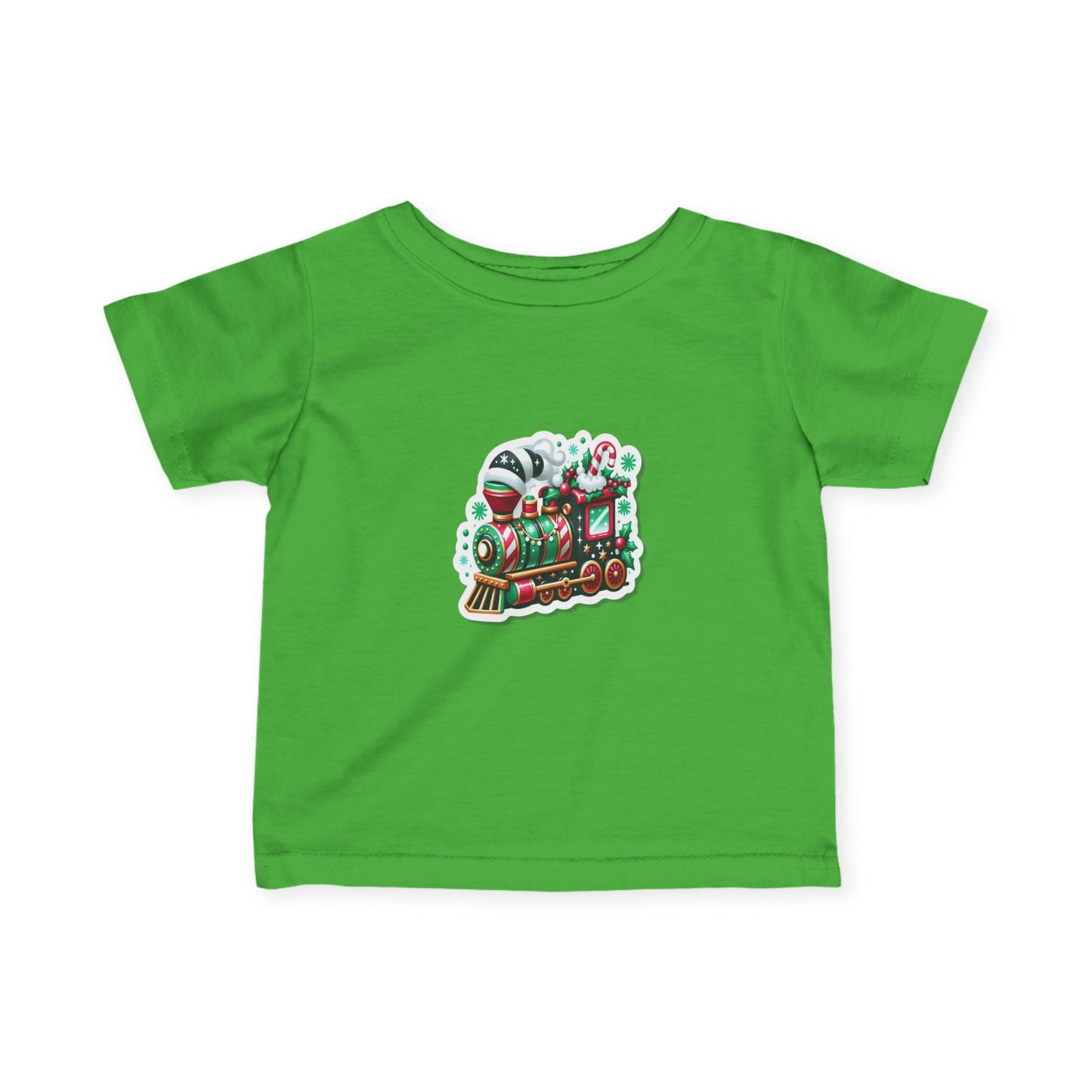 Infant Tee — Cute Christmas Toy Train Holiday Baby Shirt