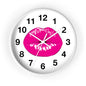 Hot Pink Kiss Wall Clock | Lip Print Clock