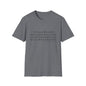 Inspirational Unisex T-Shirt, Gift for Soldiers