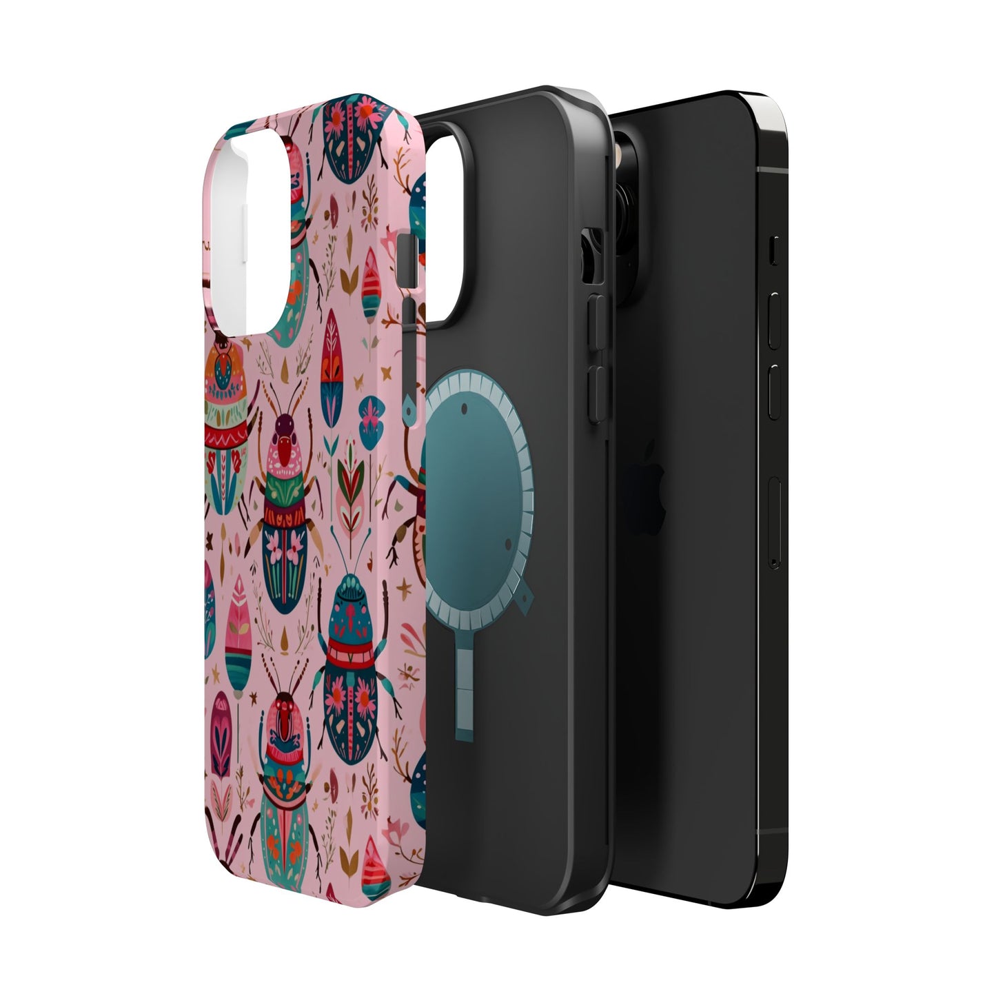 Phone Case — Colorful Boho Beetle Magnetic Impact-Resistant Cover