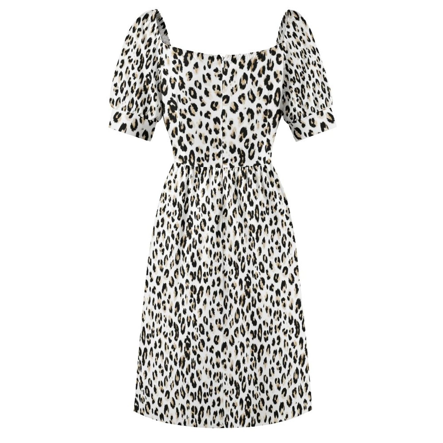 Short Sleeve V Neck Lovely Dress