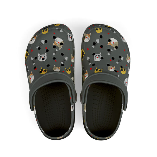 Adorable Kids'  Foam Clogs with Playful Animal Print