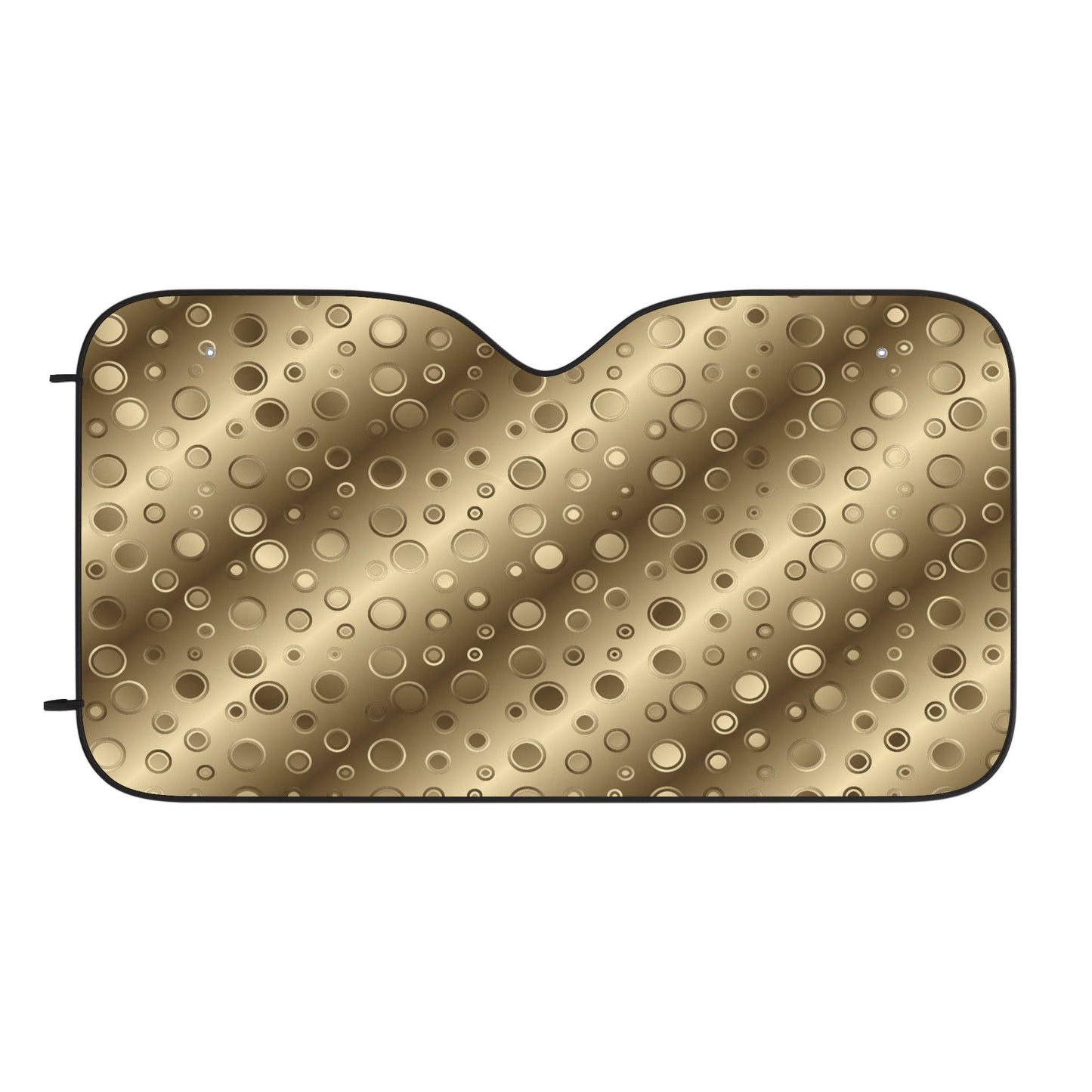 Gold Bubble Car Sunshade – Reflective Front Windshield Shade