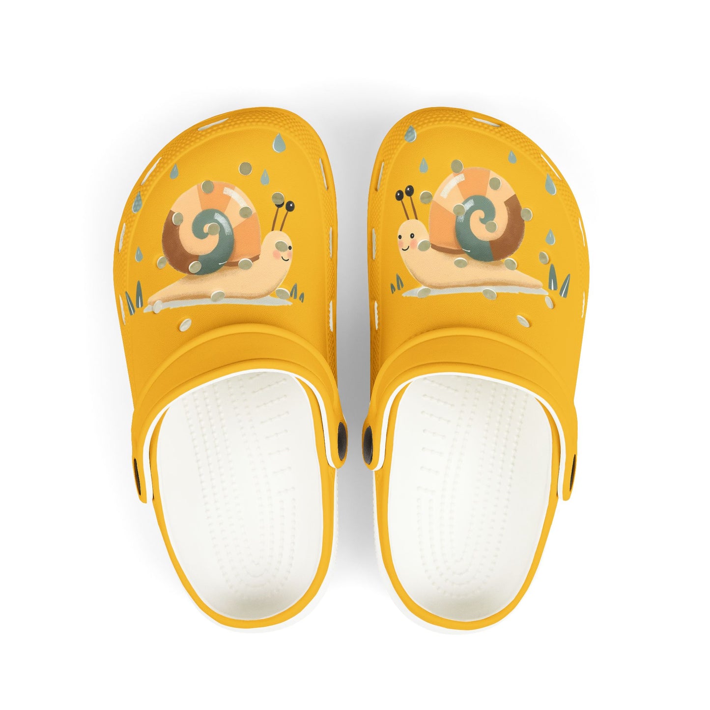 Snail-Themed Kid's EVA Foam Clogs
