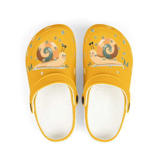 Snail-Themed Kid's EVA Foam Clogs