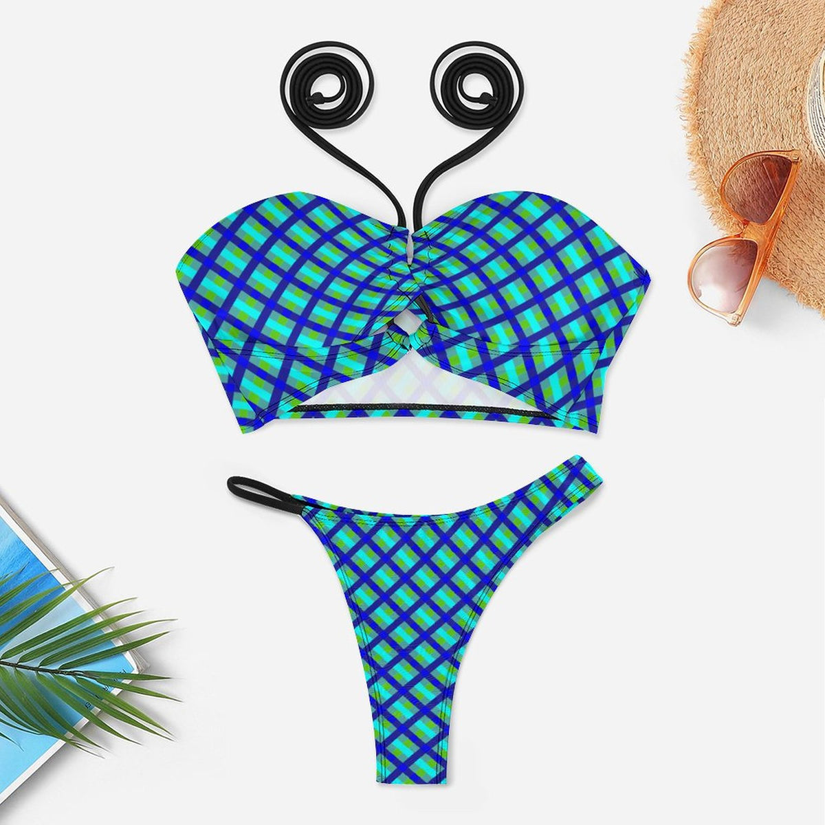 Blue Bikini Swimsuit