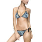 Marble Print Bikini Swimsuit for Women, Tropical Getaway Swimwear