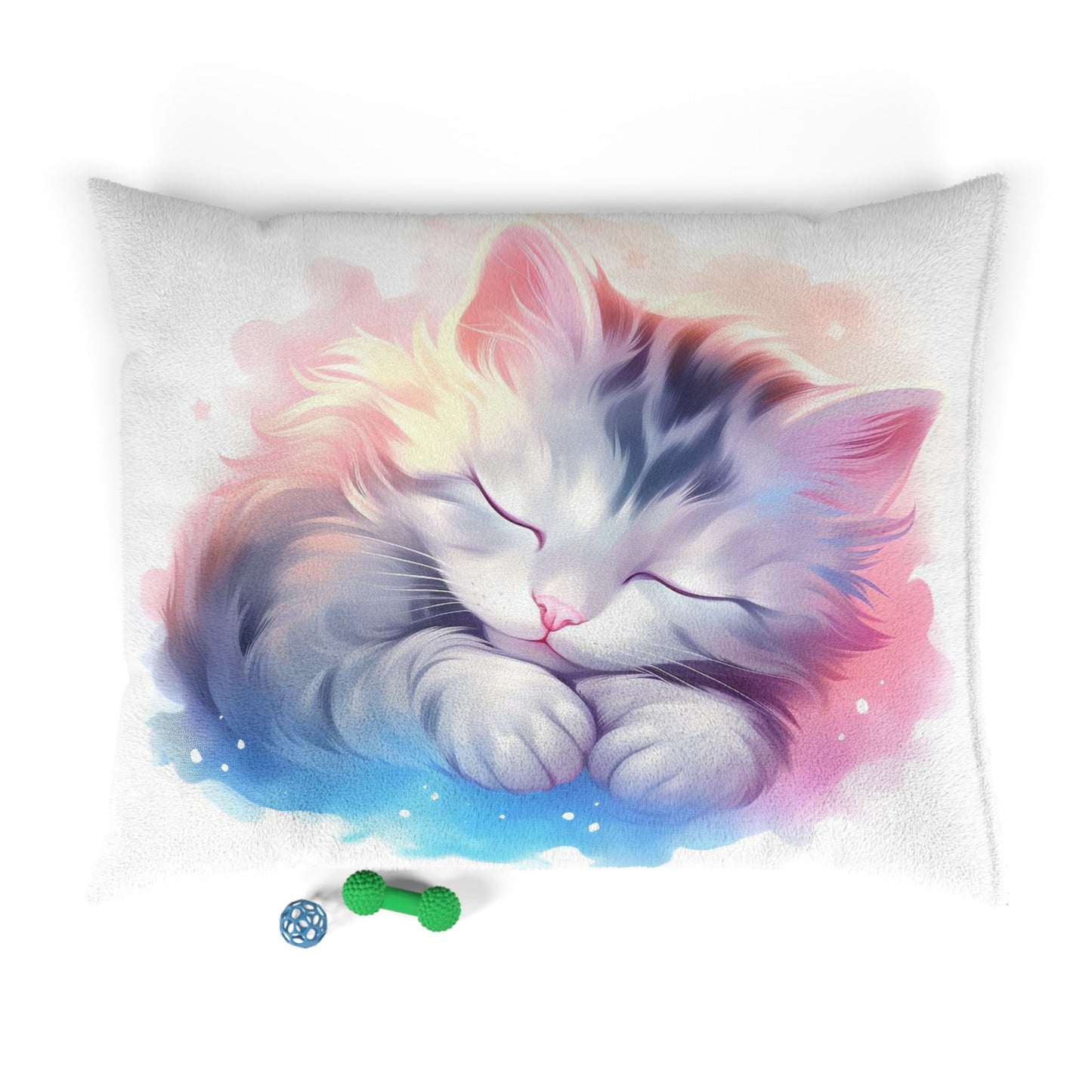 Dreamy Cat Bed, Cozy Pet Cushion, Cat Lover Gift, Cat Nap Pad, Soft Pet Bed, Feline Comfort, Cute Cat Decor