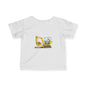 Cute Construction Theme Infant Tee, Baby T-Shirt, Toddler Clothing, Birthday Gift, Playful Outfit, Unique Baby Wear