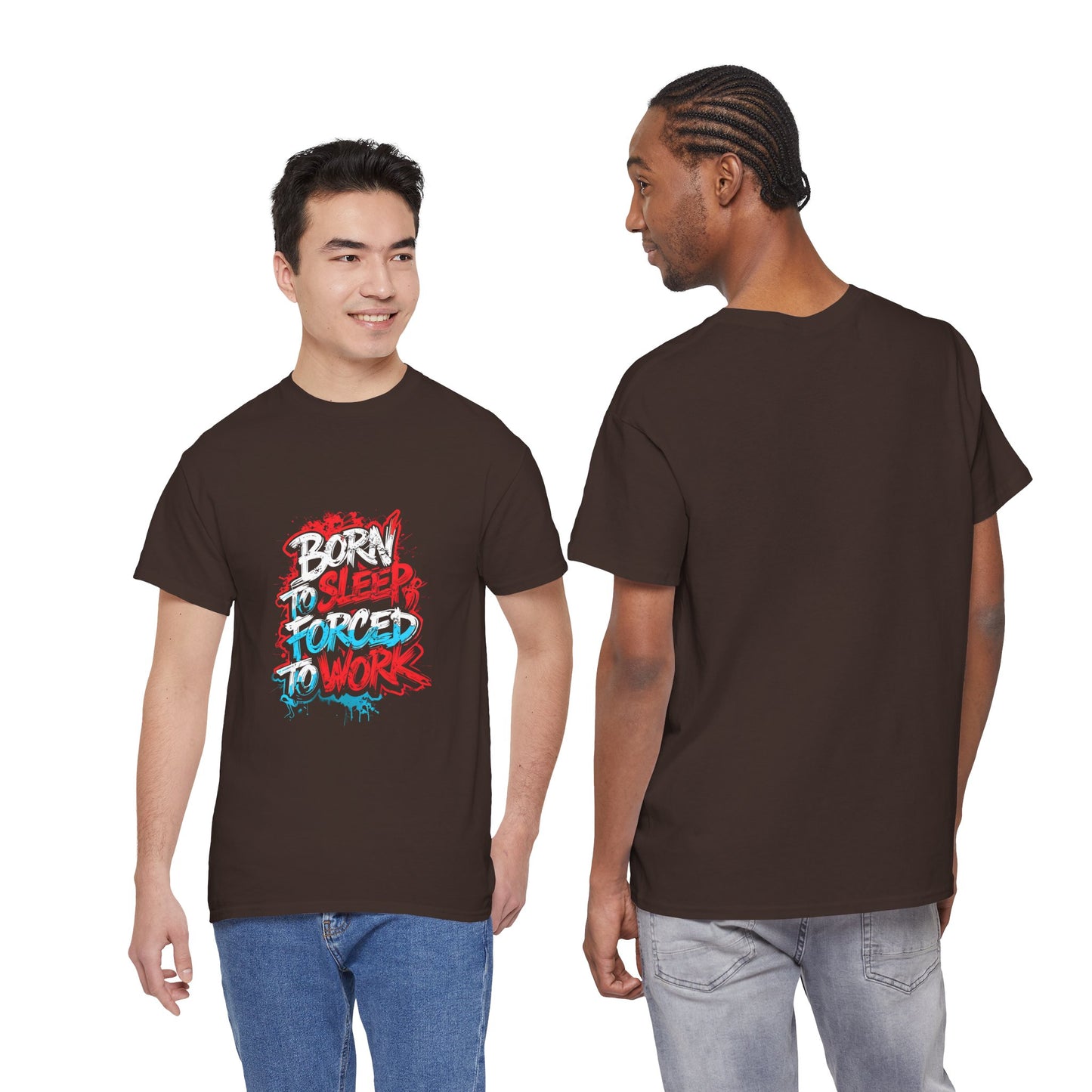 Born to Sleep, Forced to Work T‑Shirt — Funny Graphic Tee for Night Owls