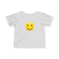 Cute Infant T-Shirt with Smiley Face, Baby Tee, Toddler Clothing, Personalized Gift, Cute Baby Outfit, Summer Wear