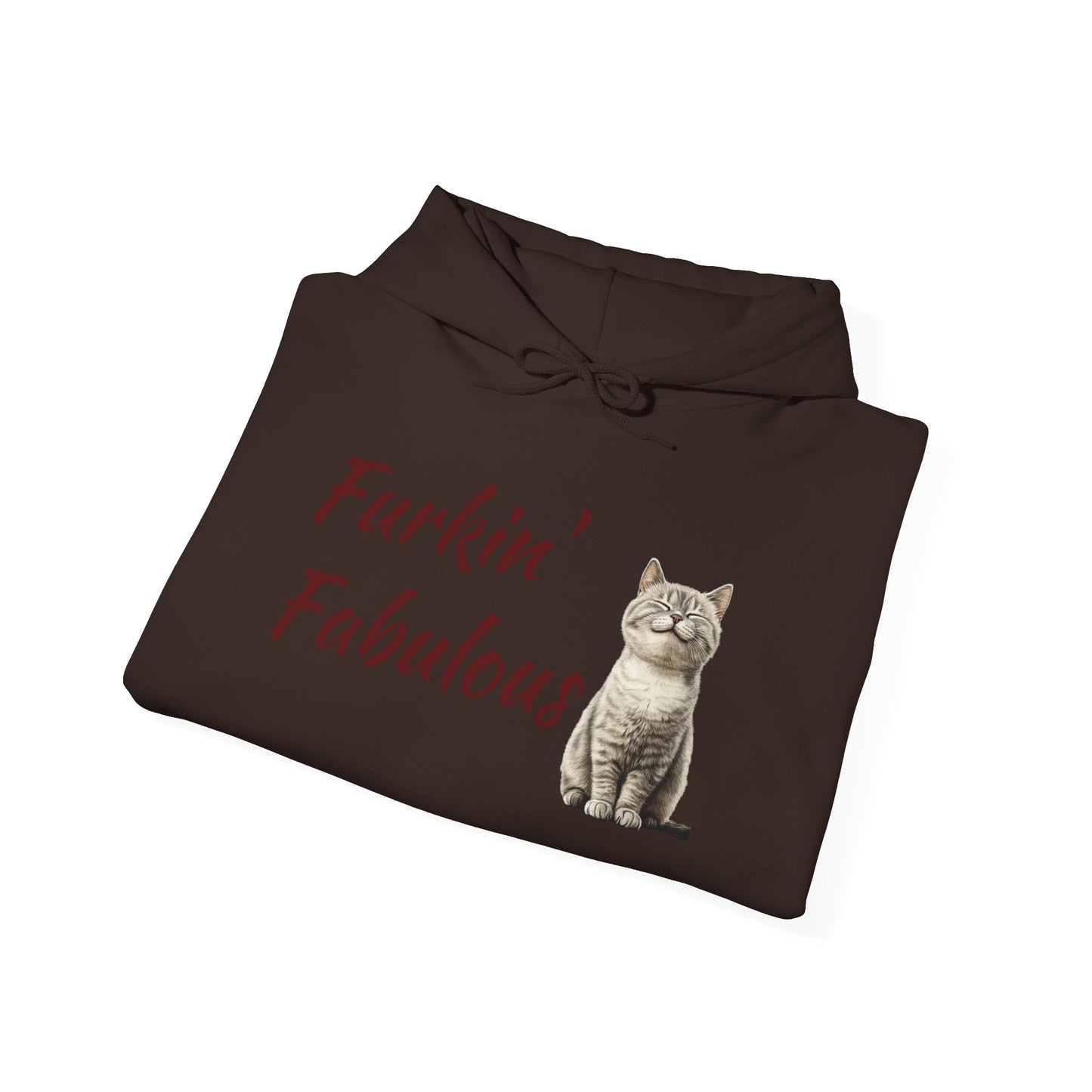 Furkin' Fabulous Cat Hoodie — Cute Kitten Graphic Sweatshirt