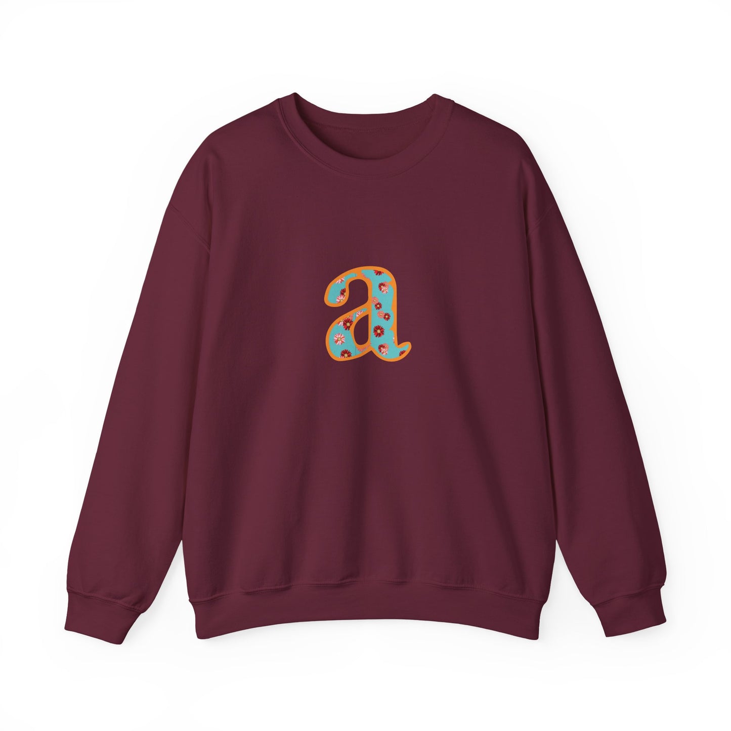 Personalized Initial Sweatshirt, Cozy Unisex Crewneck, Custom Gift for Her, Monogrammed Apparel, Perfect for Birthdays and Holidays