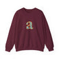 Personalized Initial Sweatshirt, Cozy Unisex Crewneck, Custom Gift for Her, Monogrammed Apparel, Perfect for Birthdays and Holidays